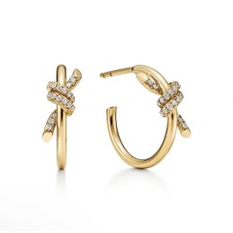 Yellow Gold Knot Diamond...