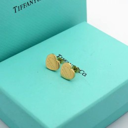 Heart Tag Stud Earrings...