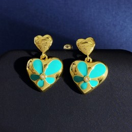 Love Bugs Blue Enamel Daisy...