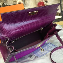 Fuchsia Kelly 28 Gold Hardware Bag