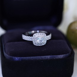 Soleste Cushion-Cut Double...