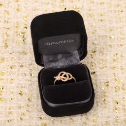 Knot Double Row Rose Gold...