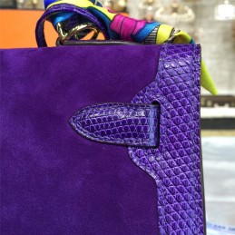 Purple Kelly 28 Gold Hardware Bag