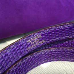 Purple Kelly 28 Gold Hardware Bag