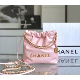 Drawstring Hobo Mini Rose Pink
