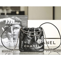 Drawstring Hobo Mini Black...