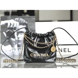 Drawstring Hobo Mini Black...