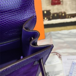 Purple Kelly 28 Gold Hardware Bag