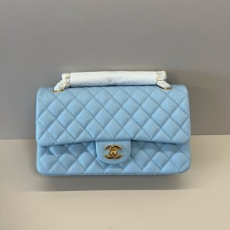 Classic Flap 25 Caviar Sky...