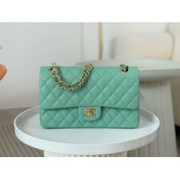 Classic Flap 25 Caviar Mint...