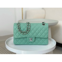 Classic Flap 25 Caviar Mint...