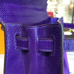 Purple Kelly 28 Gold Hardware Bag