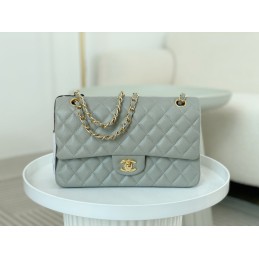Classic Flap 25 Caviar Sage...