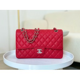 Classic Flap 25 Caviar Red...