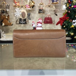 Etoupe Brown Constance Long Wallet
