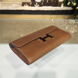 Etoupe Brown Constance Long Wallet
