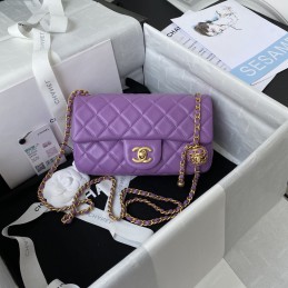 Mini Flap Ball Chain Bag...