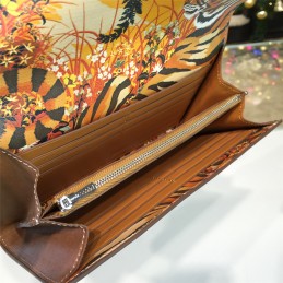 Etoupe Brown Constance Long Wallet