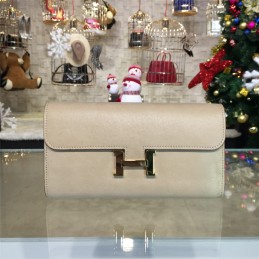 Cream Constance Long Wallet