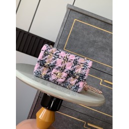 Mini Flap Bag Pink and Blue...