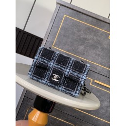 Mini Flap Bag Navy and Blue...