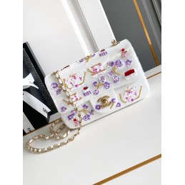 Mini Flap Bag Ivory with...