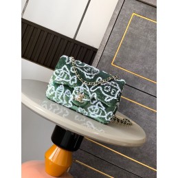 Mini Flap Bag Green and...