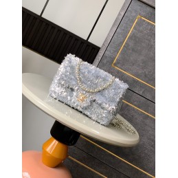 Mini Flap Bag Pale Grey...