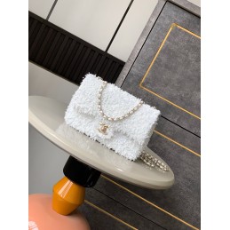 Mini Flap Bag Ivory Sequins