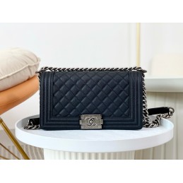 Boy Bag 25 Caviar Navy...