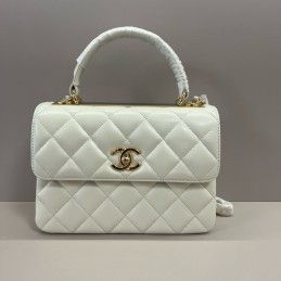 Trendy Top Handle 20 White...