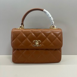 Trendy Top Handle 20 Cognac...