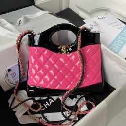 31 Mini Patent Tote Pink...