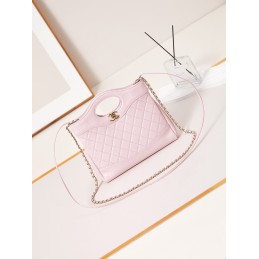 31 Mini Calfskin Tote Pale...