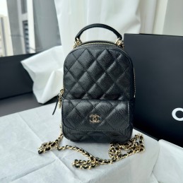 Quilted Caviar Mini...