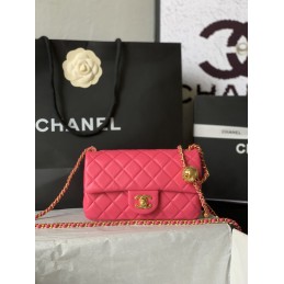 Mini Flap Ball Chain Bag...