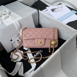 Mini Flap Ball Chain Bag...