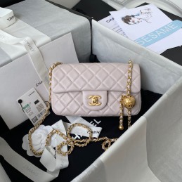 Mini Flap Ball Chain Bag...