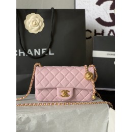 Mini Flap Ball Chain Bag...