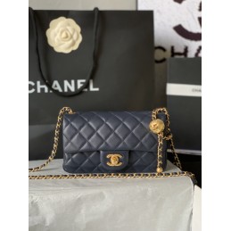 Mini Flap Ball Chain Bag...