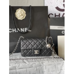 Mini Flap Ball Chain Bag...