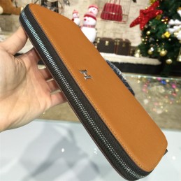 Tan H Leather Wallet