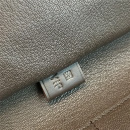 Burgundy H Leather Wallet