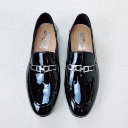Patent Leather Gancini...