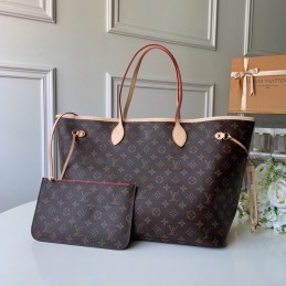 Neverfull GM Brown and Red...