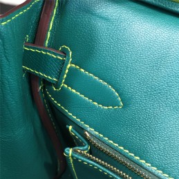 Pink Colorblock Birkin 35 Bag