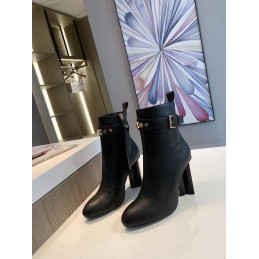Boots Black Leather with...