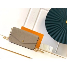 Pochette Felicie Taupe...