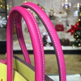 Yellow Fuchsia Birkin 35 Bag