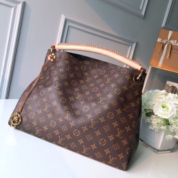 Artsy Brown Monogram Canvas...